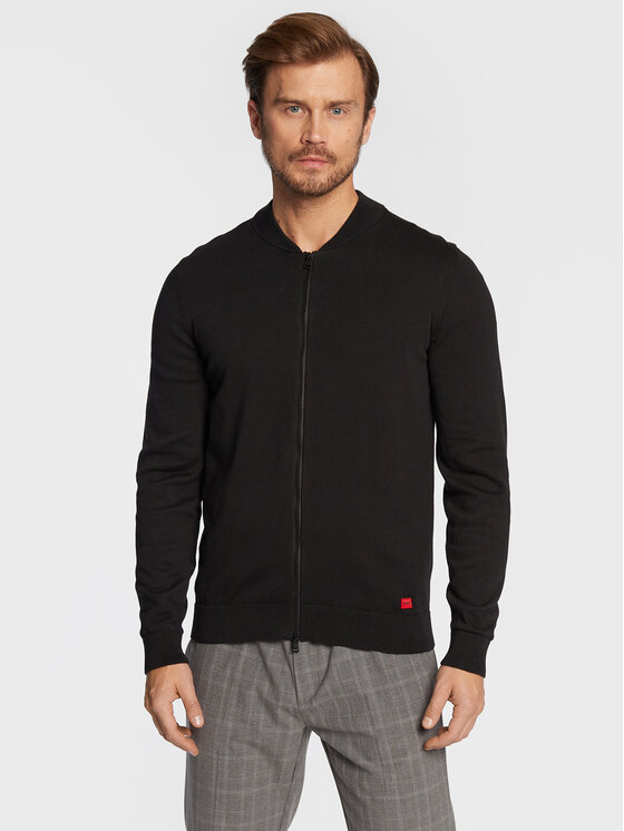 HUGO Hugo Svetr San Jaque-C 50474809 Černá Regular Fit