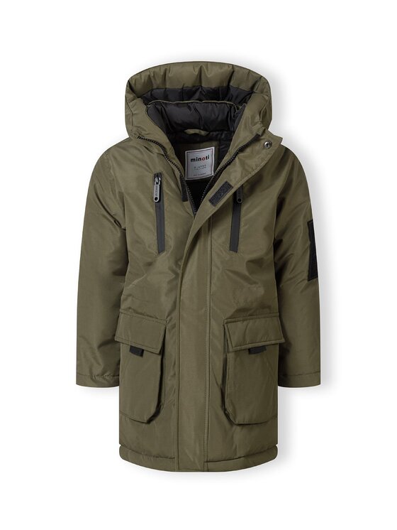 MINOTI MINOTI Kurtka zimowa 19coat81 Khaki Regular Fit