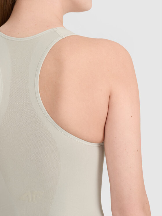 4F 4F Body TRAINING SEAMLESS Beżowy Slim Fit