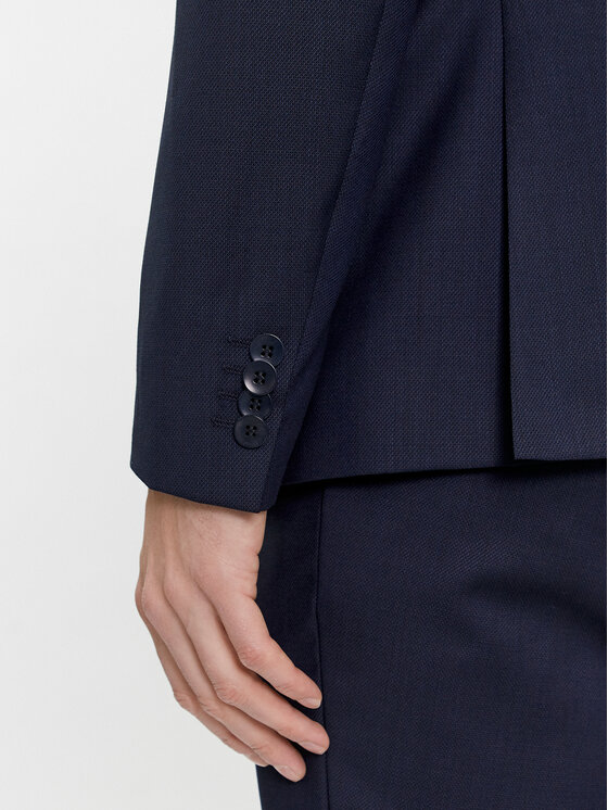 Calvin Klein Calvin Klein Zakó K10K112291 Sötétkék Slim Fit