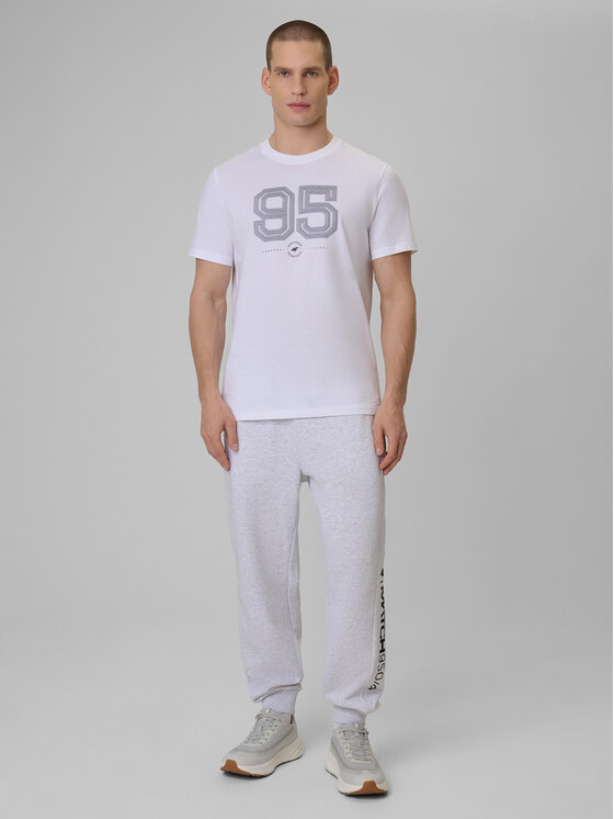 4F 4F T-Shirt SPORTS CLUB Biały Regular Fit