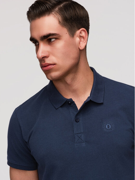 Ombre Ombre Polo OM-POBS-0171 Kolorowy Regular Fit