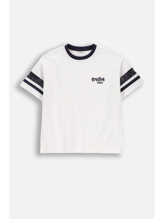 Coccodrillo Coccodrillo T-Shirt WC6143203SGJ-001 Biały Regular Fit