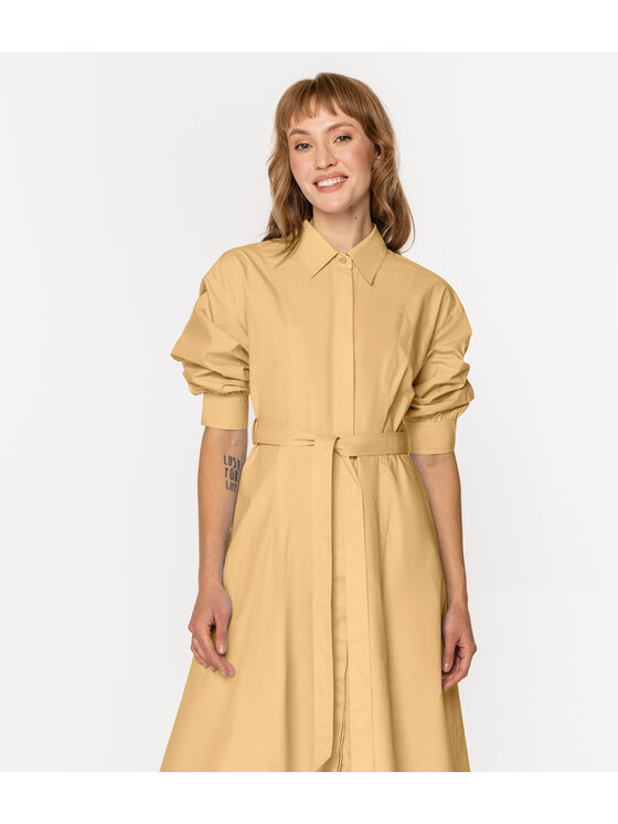 Lee Cooper Lee Cooper Sukienka koszulowa MELIA 8281 Żółty Regular Fit