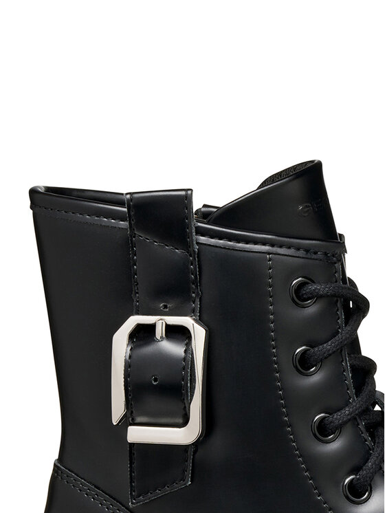 Geox Geox Polokozačky J Maquinnens J56M6C 000CN C9999 D Černá