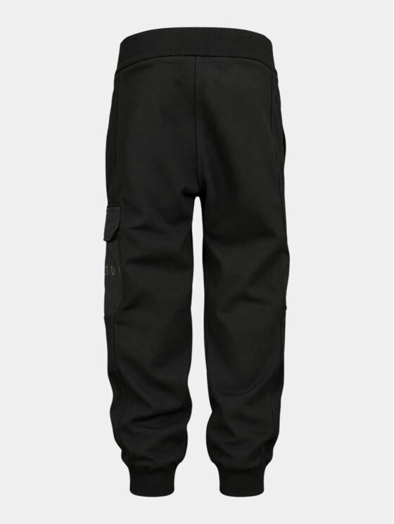 MADE BY SOCIETY MADE BY SOCIETY Spodnie materiałowe CARGO - P37573 Czarny Basic Fit