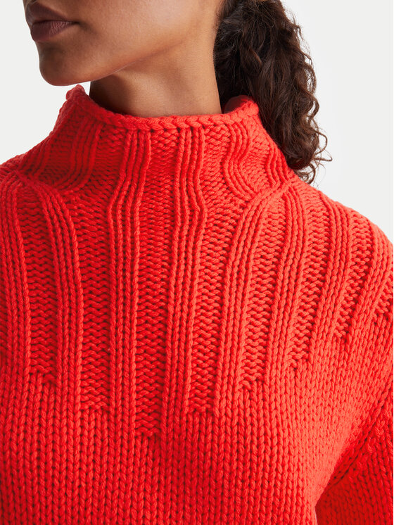 Marc O'Polo Marc O'Polo Rollkragenpullover 409 6211 60499 Rot Loose Fit