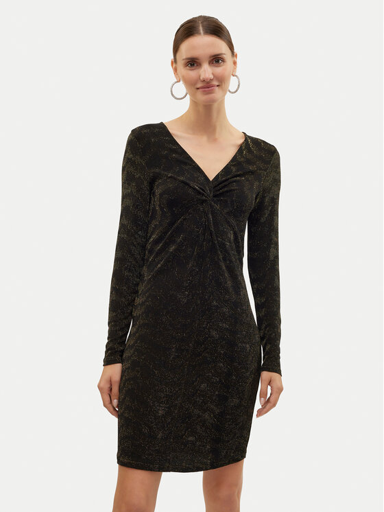 Vero Moda Vero Moda Koktel haljina Lucy 10316745 Smeđa Slim Fit