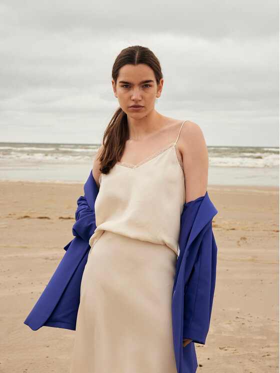 Spódnica midi Selected Femme