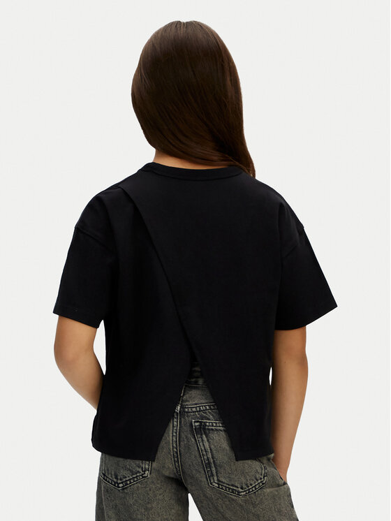 Calvin Klein Jeans Calvin Klein Jeans T-Shirt Folded Logo IG0IG03063 Czarny Regular Fit