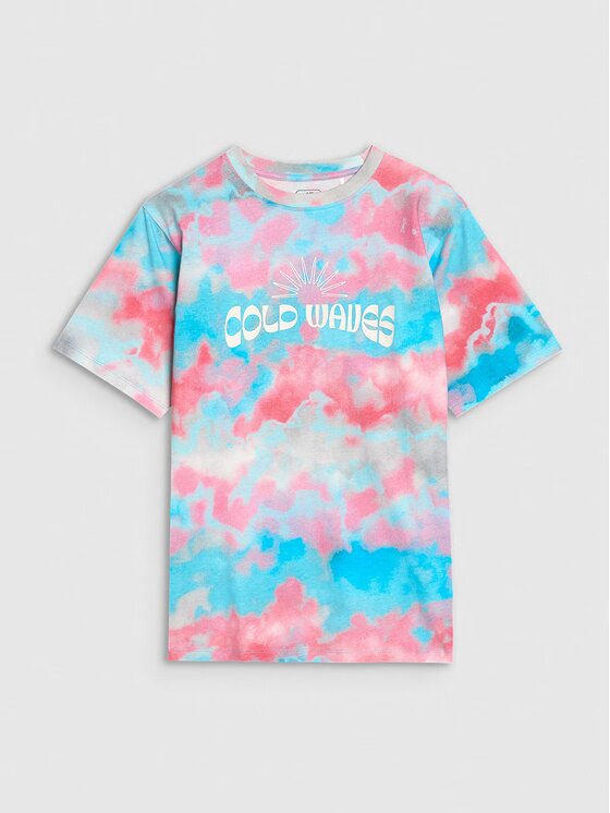 4F 4F T-Shirt 4FJWSS25TTSHM1916-91A Kolorowy Oversize