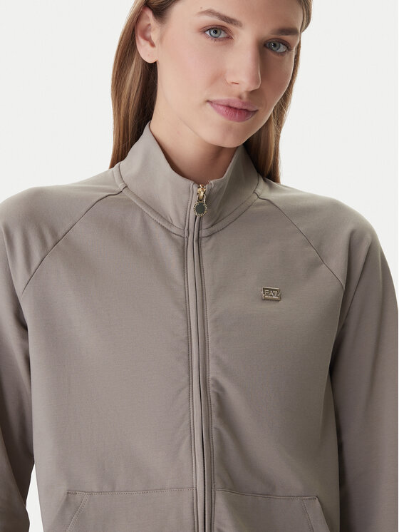 EA7 Emporio Armani EA7 Emporio Armani Džemperis ar kapuci 7W000457 AF13135 Brūns Regular Fit