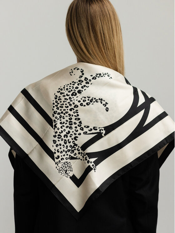 Sine Silk Sine Silk Apaszka jedwabna 90 LAMPARTY Écru
