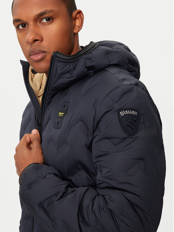 Blauer Blauer Зимно яке 24WBLUC03125 888 Тъмносин Regular Fit