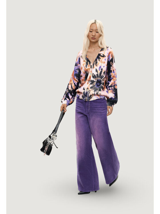 Desigual Desigual Cardigan JERS_BOTANICPINK Rosa Casual Fit