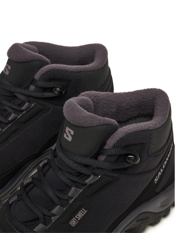 Salomon Salomon Trekingová obuv Shelter Waterproof L47855000 Čierna