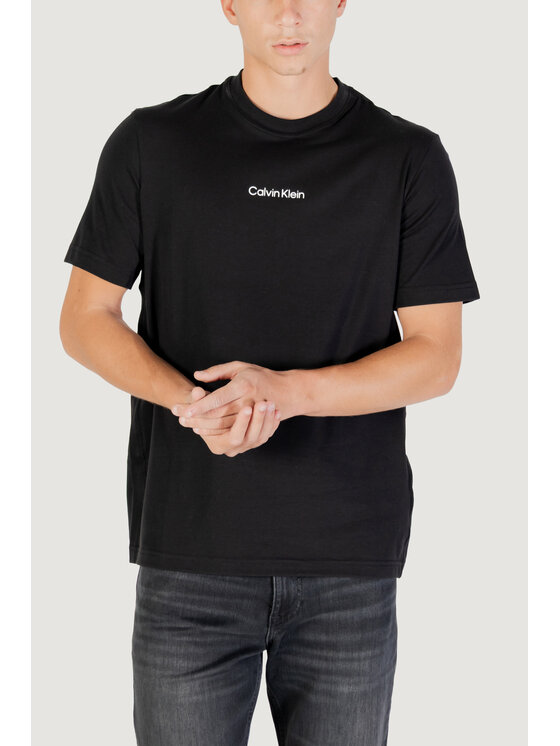 Calvin Klein Calvin Klein T-shirt LIFESTYLE SS TEE Nero Casual Fit