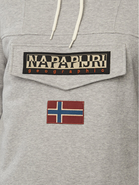 Napapijri Napapijri Світшот Burgee Wint 4 NP0A892T Сірий Regular Fit