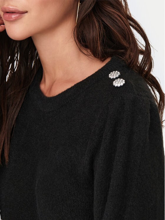 JDY JDY Πουλόβερ Elanora 15328345 Μαύρο Regular Fit