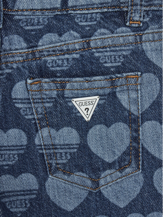 Guess Guess Дънки K5RA02 D45E0 Тъмносин Regular Fit