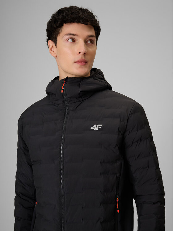 4F 4F Kurtka outdoor TREKKING Czarny Regular Fit