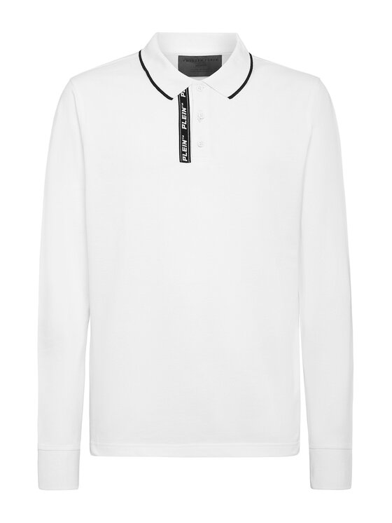 PHILIPP PLEIN PHILIPP PLEIN Polo 5459 Biały Regular Fit