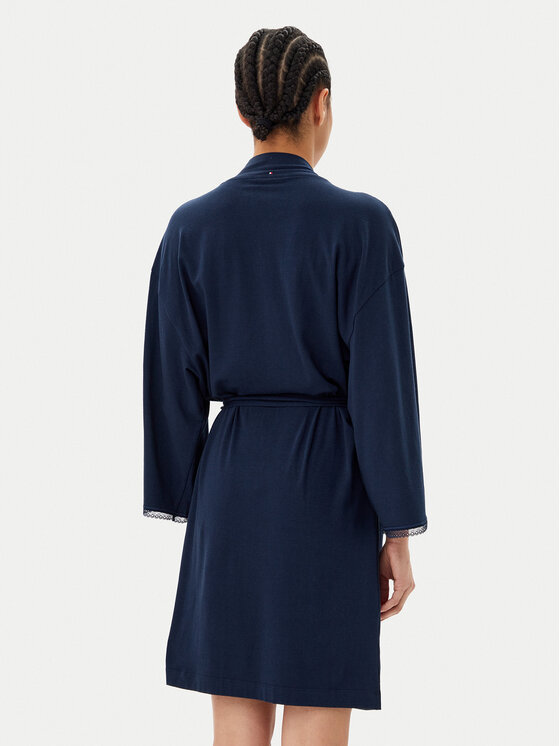 Tommy Hilfiger Tommy Hilfiger Bademantel UW0UW05781 Dunkelblau