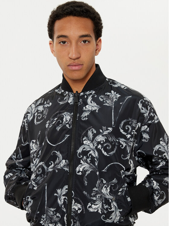Versace Jeans Couture Versace Jeans Couture Μπουφάν μεταβατικό 78GASD07 CQD92 Μαύρο Regular Fit