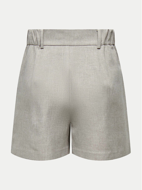 ONLY ONLY Kratke hlače Linda 15283727 Siva Wide Leg