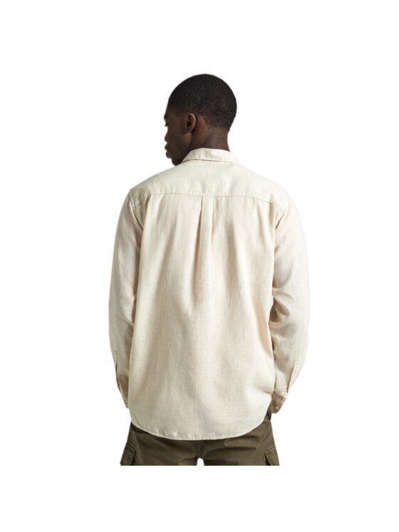 Pepe Jeans Pepe Jeans Košile Paytton PM308523 Béžová Regular Fit