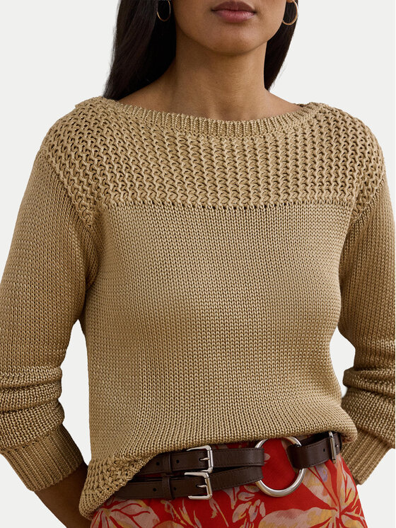 LAUREN RALPH LAUREN LAUREN RALPH LAUREN Пуловер 200909317005 Бежов Relaxed Fit