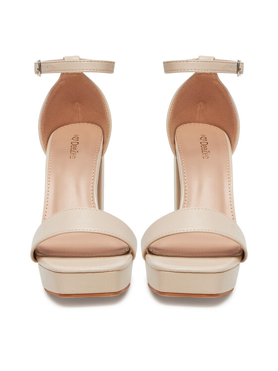 DeeZee DeeZee Sandály LE601-19 Écru
