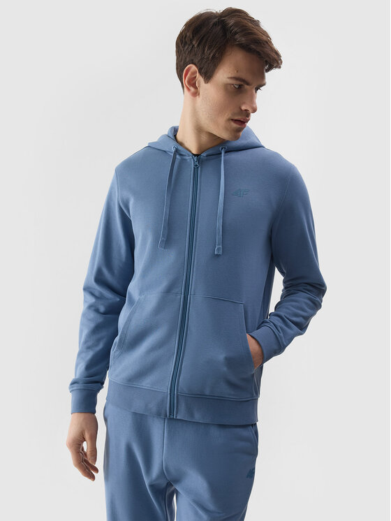 4F 4F Felpa 4FWSS24TSWSM0951 Blu Regular Fit