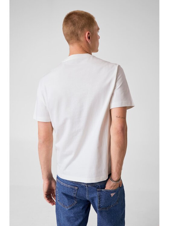 Guess Guess T-Shirt 183247 Bílá Classic Fit