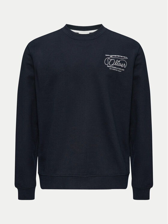s.Oliver s.Oliver Sweatshirt 2153489 Dunkelblau Regular Fit