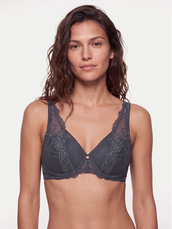 Triumph Triumph Bügel-BH Wild Peony Florale 10209627 Grau