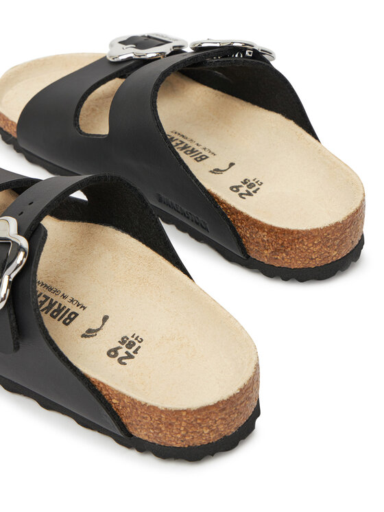 Birkenstock Birkenstock Natikači Arizona Flower Buckle Kids 1029844 S Črna