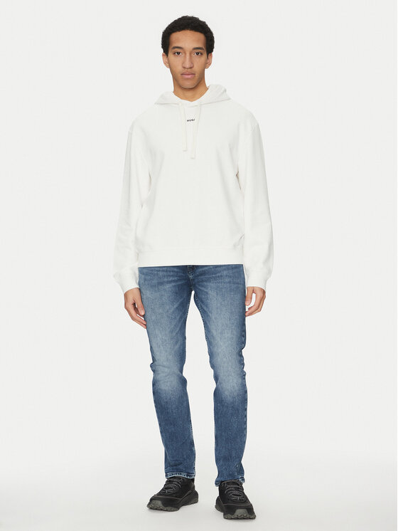 HUGO HUGO Суитшърт Dapo 50486478 Бял Relaxed Fit