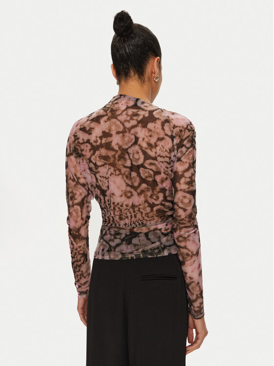 PINKO PINKO Bluzka Meti 103024 A1O5 Różowy Regular Fit