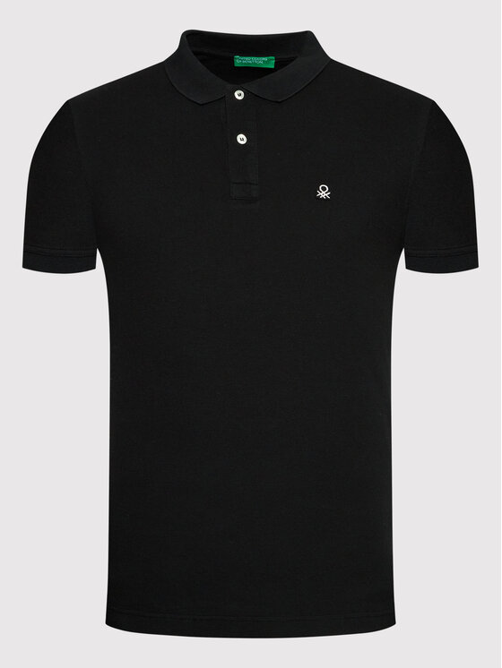 United Colors Of Benetton United Colors Of Benetton Polo majica 3089J3179 Črna Regular Fit