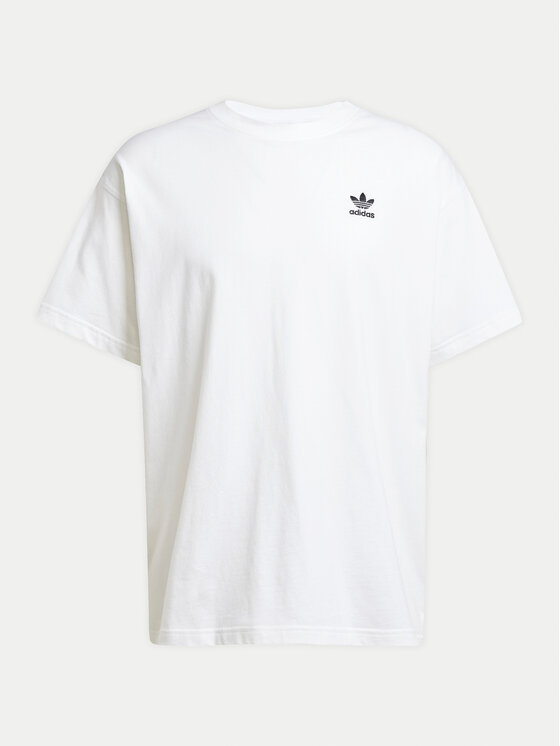 adidas adidas Tričko Trefoil Essentials JD0373 Biela Oversize