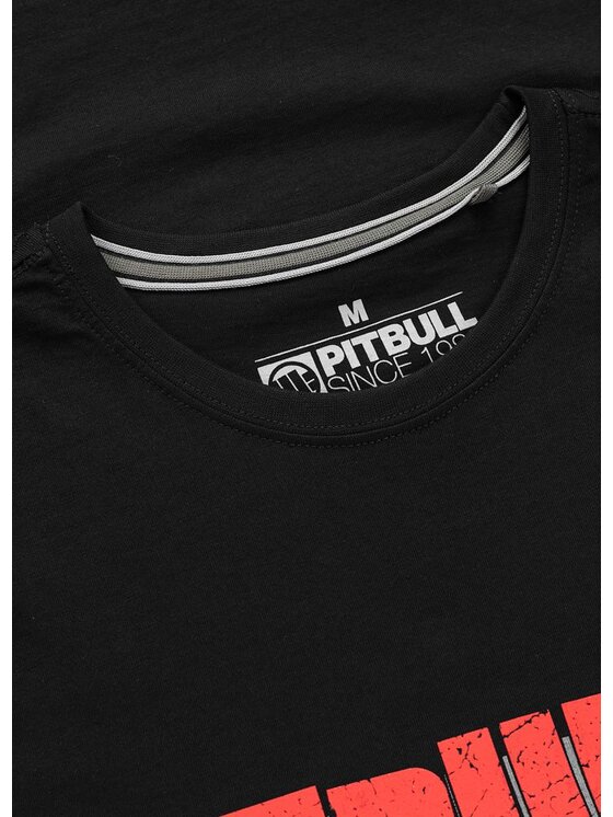 PITBULL PITBULL T-Shirt REBEL BORN Czarny Regular Fit