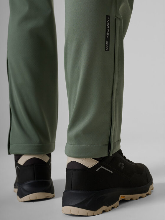 4F 4F Spodnie outdoor TREKKING Khaki Regular Fit