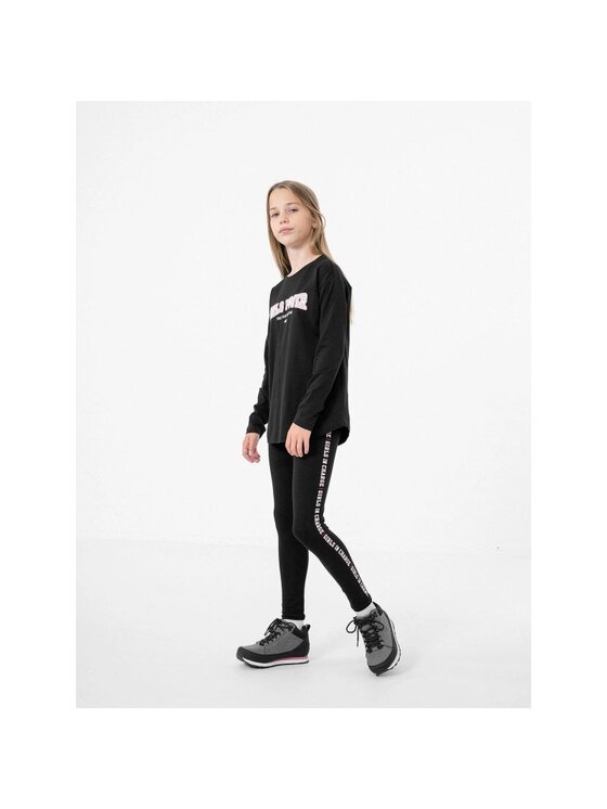 4F 4F S dlouhým rukávem HJZ22JTSDL002-20S Černá Regular Fit