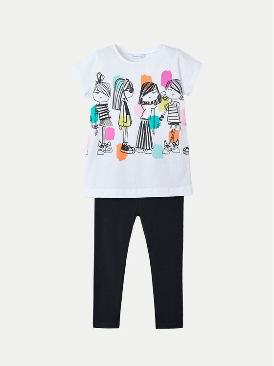 Komplet t-shirt i legginsy Mayoral