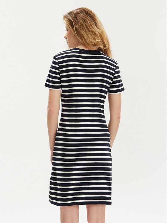 Tommy Hilfiger Tommy Hilfiger Φόρεμα καθημερινό New Cody WW0WW42721 Σκούρο μπλε Slim Fit