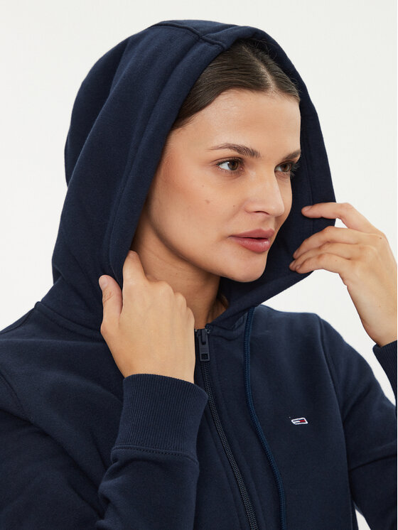 Tommy Jeans Tommy Jeans Mikina Flag DW0DW19729 Tmavomodrá Regular Fit