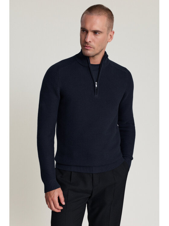Próchnik Próchnik Sweter PM20 SW073226000067 Granatowy Regular Fit