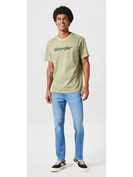 Wrangler Wrangler Jeansy Larston Niebieski Slim Fit