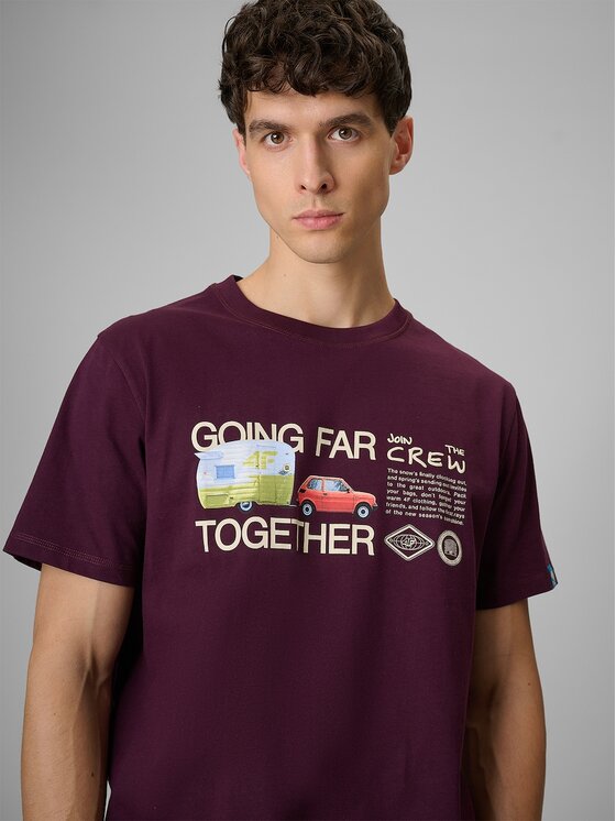 4F 4F T-shirt 4FRSS26TTSHM3810-50S Viola Regular Fit